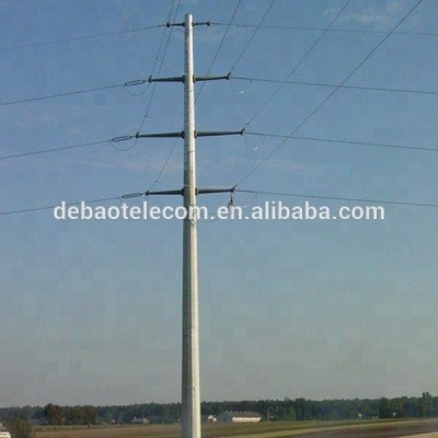 galvanized steel electric pole