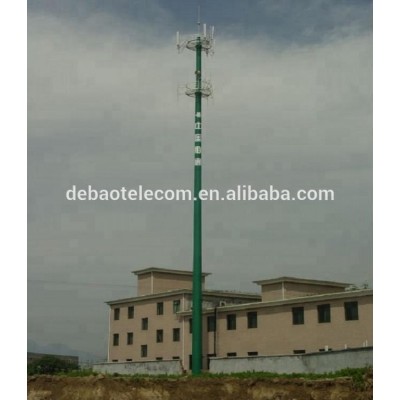 GSM microwave telecommunication monopole towers