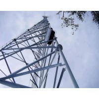 60m 3 leg self-supporting tubular microwave tower