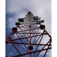 200ft three legged tubular self-supporting microwave towers