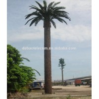 camouflaged bionic palm tree steel monopole antenna tower