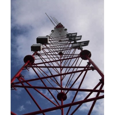 three-legged self support tubular antenna towers