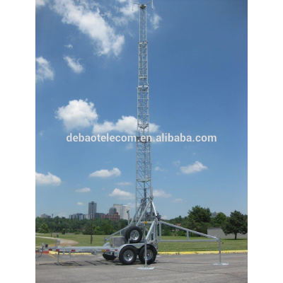 24m truck mounted type telescopic lattice tower