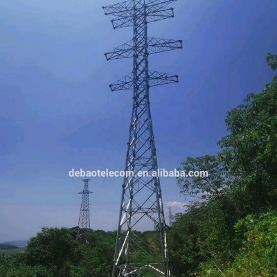 220kva power transmission line angular tower